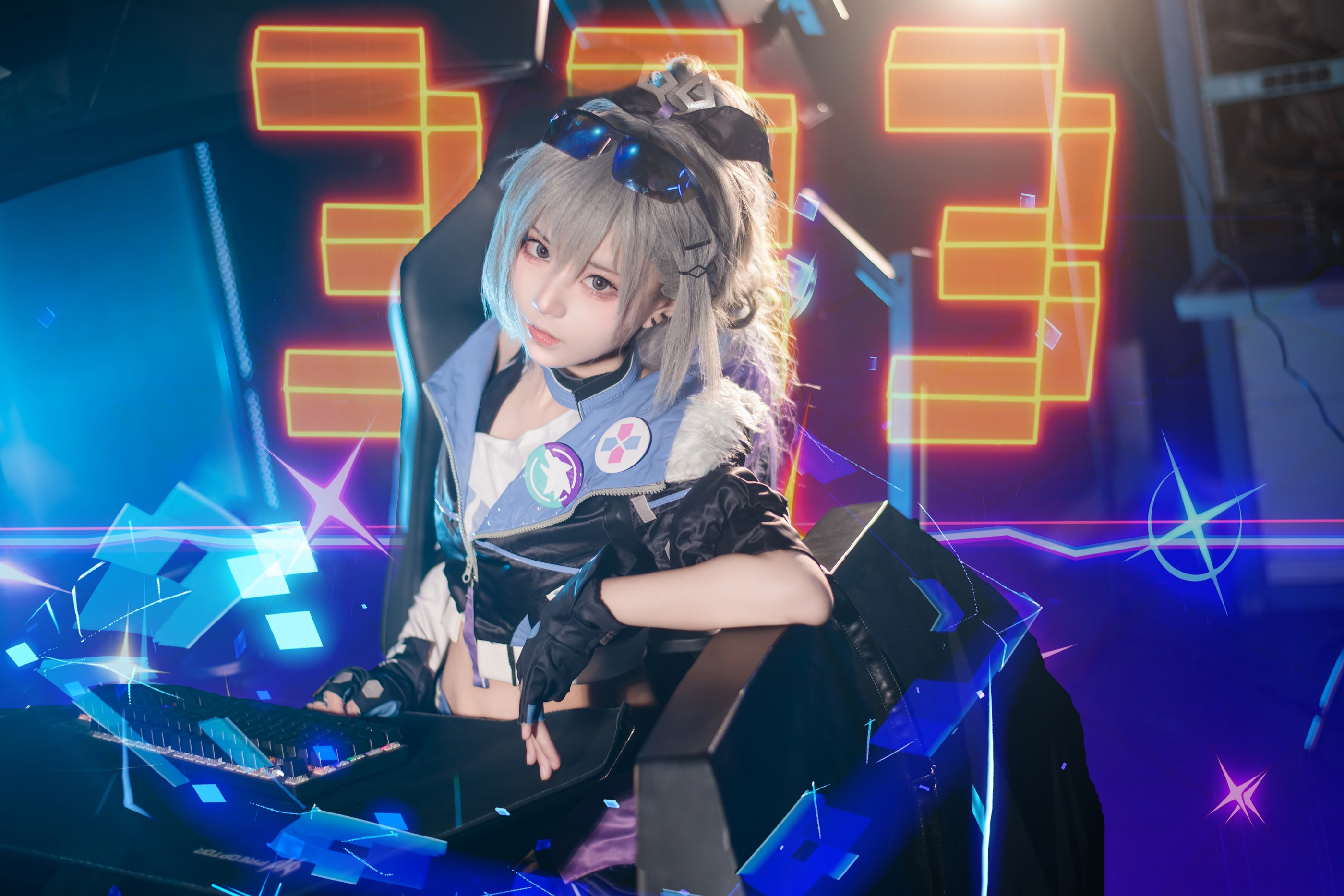 图片[1]-花柒Hana – NO.039 崩坏·星穹铁道 银狼[17P]-XikXak